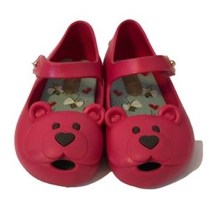 Mini Melissa Pink Bear Shoes